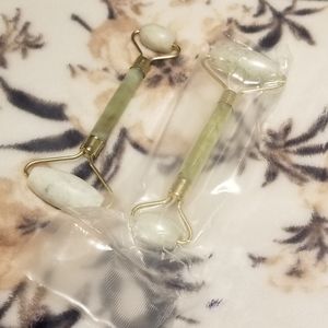 Set of jade quartz rollers